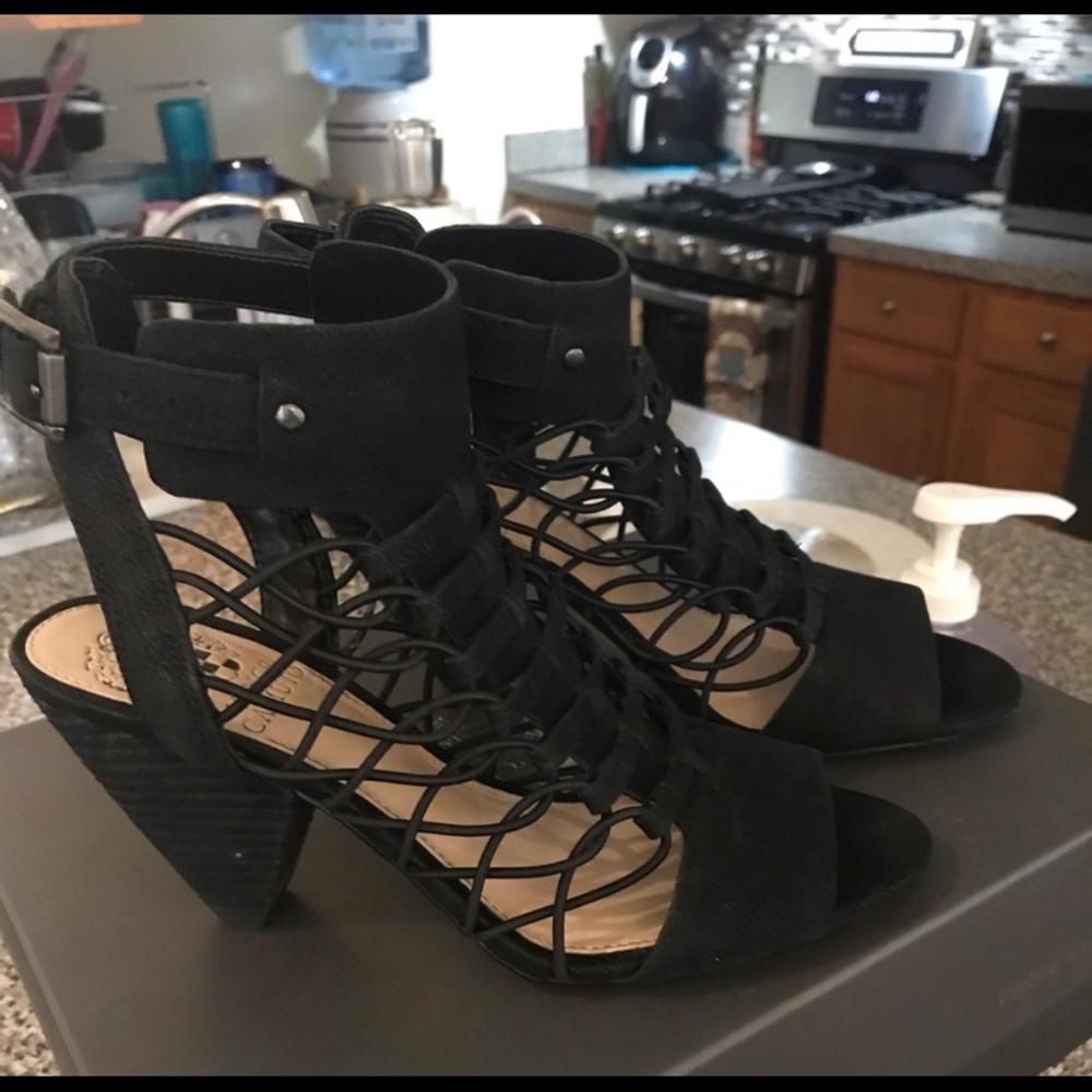 Black Sandal Heel